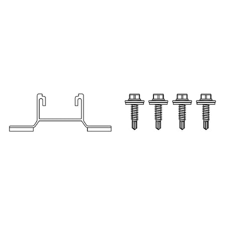 K2 MiniRail MK2 Set - Schrägdach Trapezblech Zeichnung 2