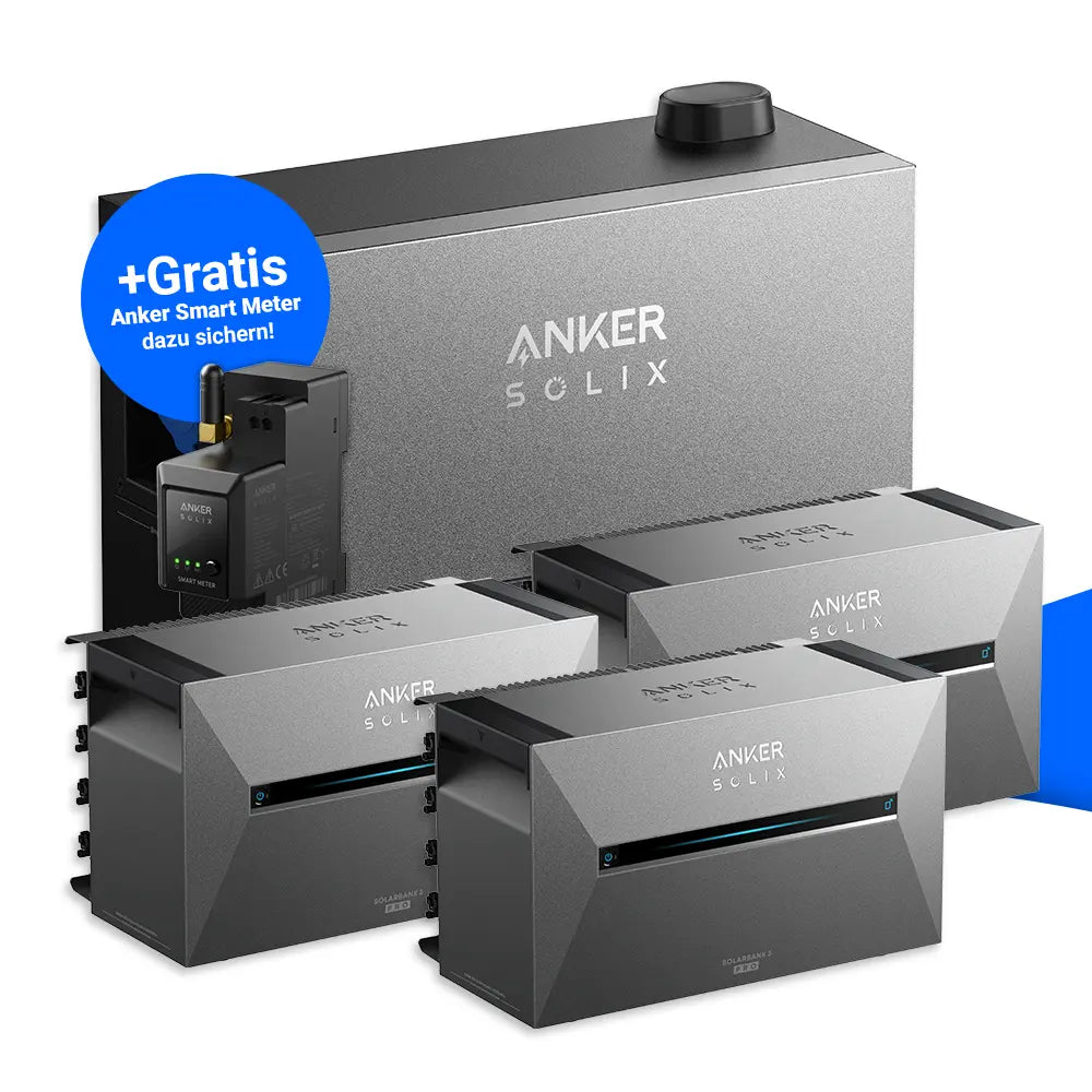 Anker SOLIX Power Dock Set mit 3x Solarbank 3 Pro