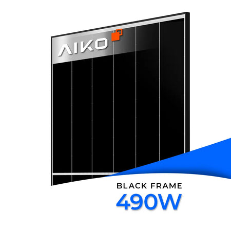 AIKO Solar 490W Glas-Glas Solarmodul Black Frame Neostar 2P