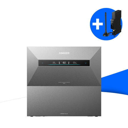 Anker Solix Solarbank Max AE111 Stromspeicher 14 kWh mit 1 Erweiterungsmodulen