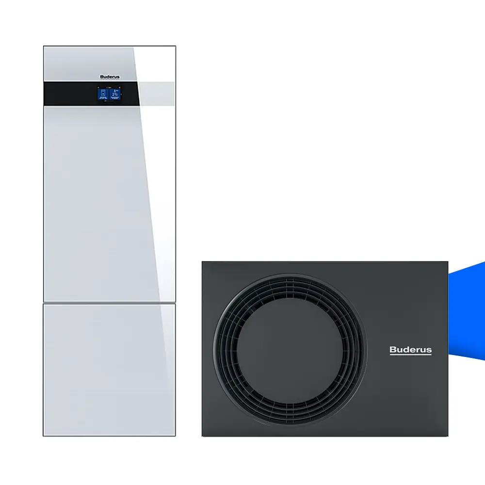 Die Buderus Logaplus M WLW186i-5 AR T180 W WLW186i-12 T180 ist eine moderne Luft-Wasser-Wärmepumpenlösung für die effiziente Beheizung von Wohngebäuden und die komfortable Warmwasserbereitung. 