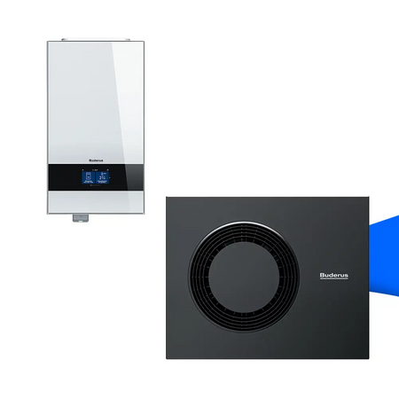Die Buderus Logaplus M WLW186i-12 AR E W WLW186i-12 E ist eine leistungsstarke und energieeffiziente Luft-Wasser-Wärmepumpenlösung für die moderne Beheizung von Wohngebäuden. Farbe: weiß