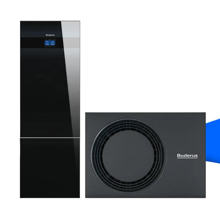 Buderus Logaplus M WLW186i-4 AR T180 Wärmepumpe 4 kW schwarz