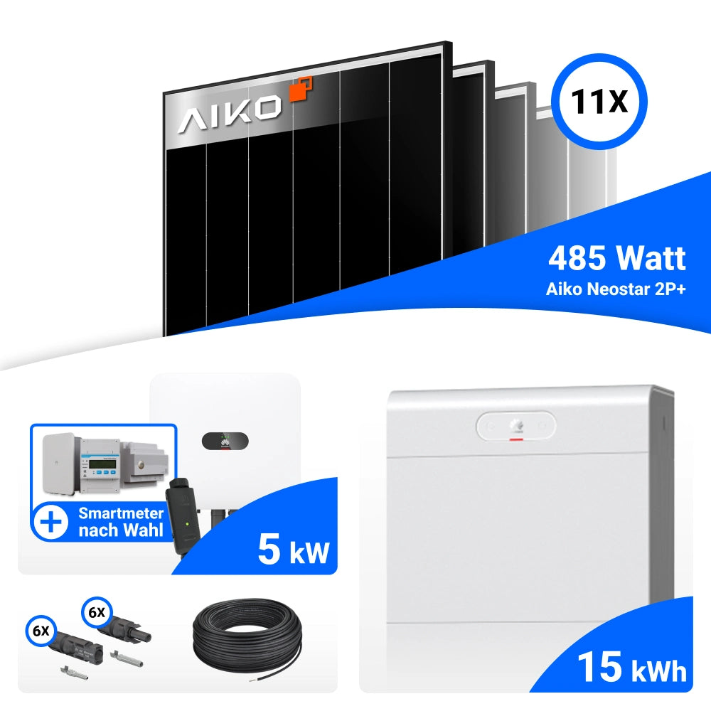 Wechselrichter Anschlusspanel 5 kWp Komplettset