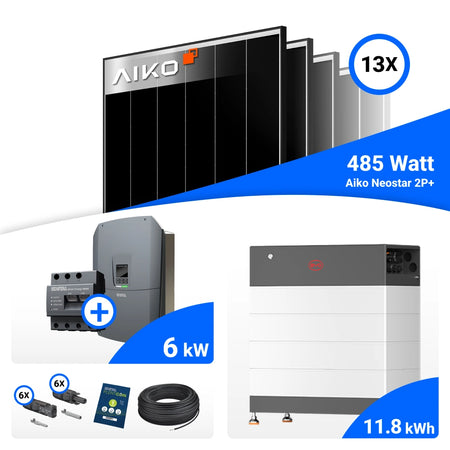Produktbild AIKO 485W Modul und Kostal Plenticore G3 S