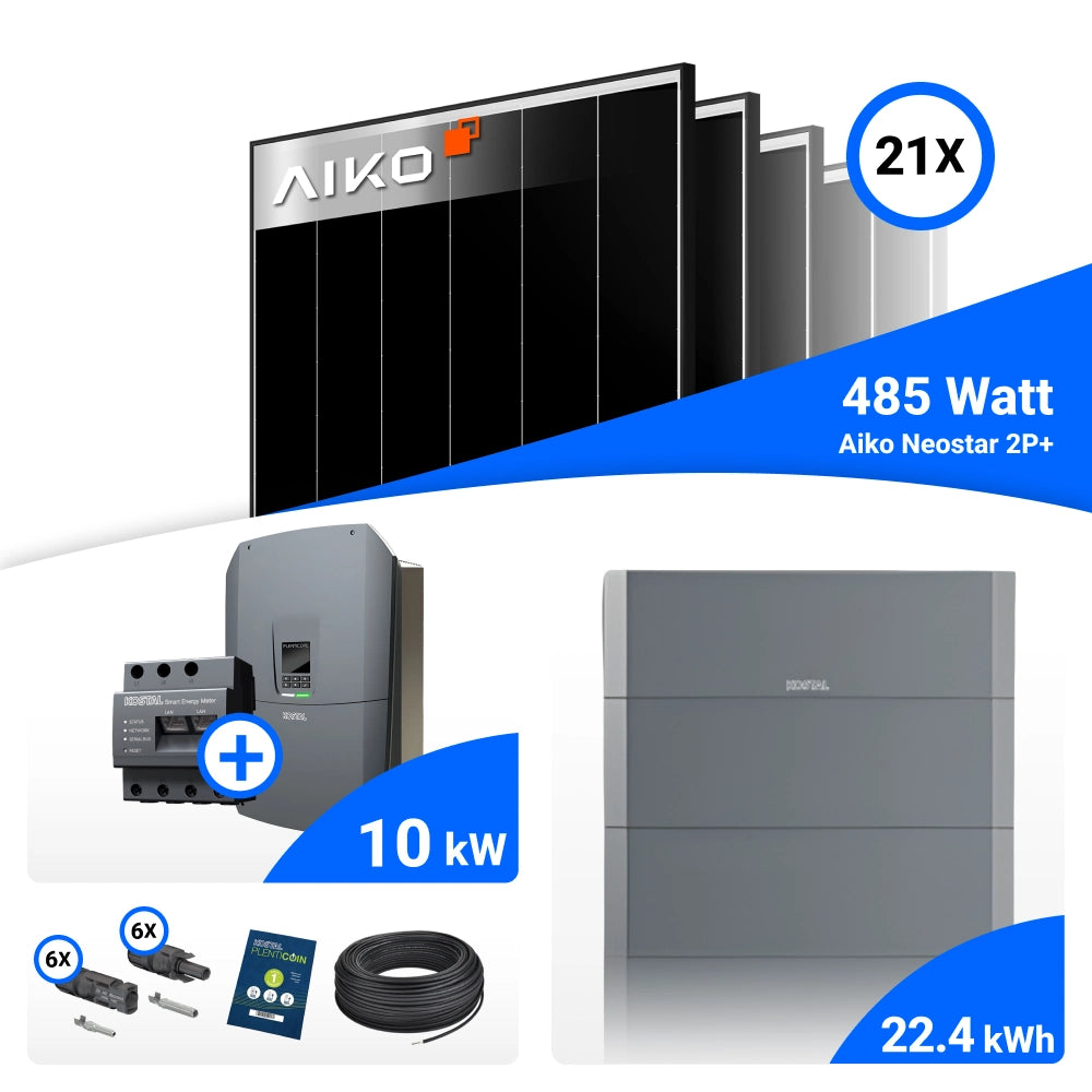 PV Anlage Lieferumfang 10 kWp Set komplett