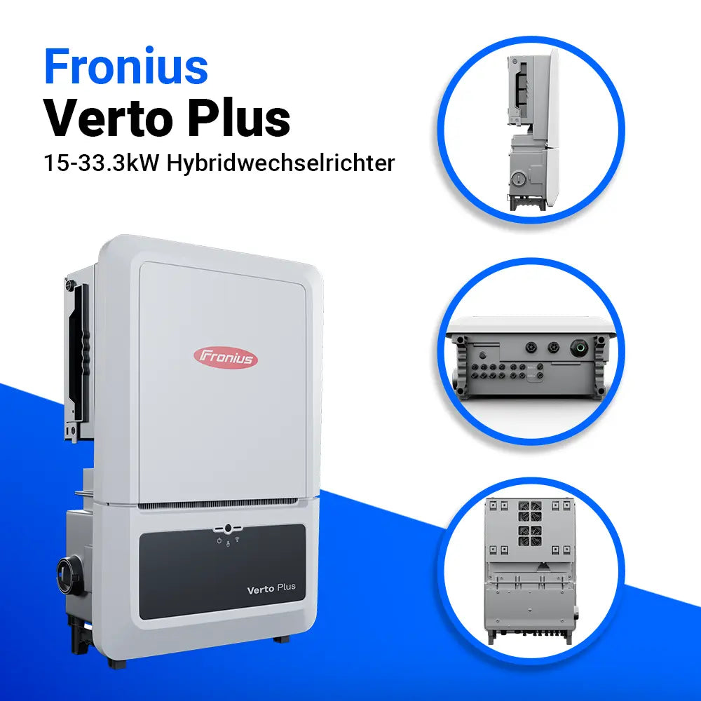 Infobild Fronius Verto Plus – Der smarte Hybrid-Wechselrichter für gewerbliche Spitzenleistungen