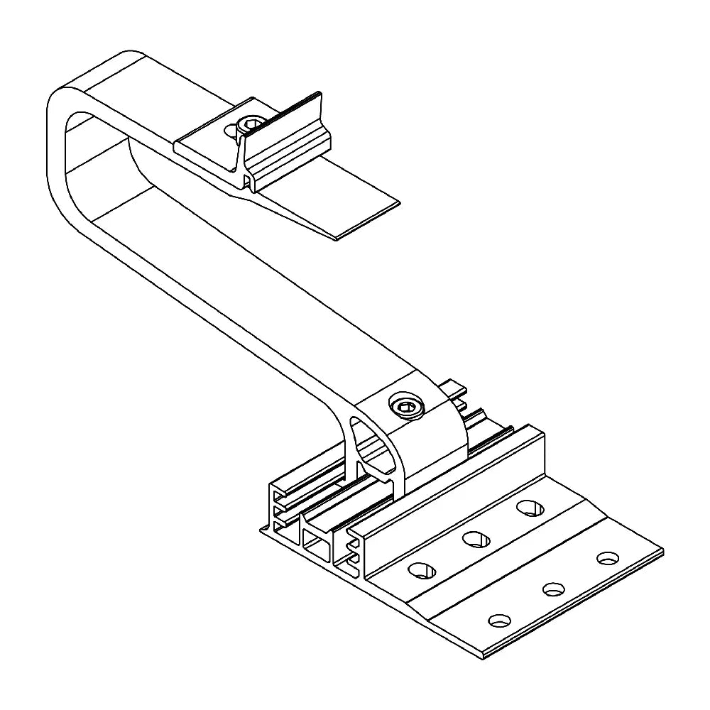 K2 Dachhaken SingleHook 3S Long Zeichnung 1