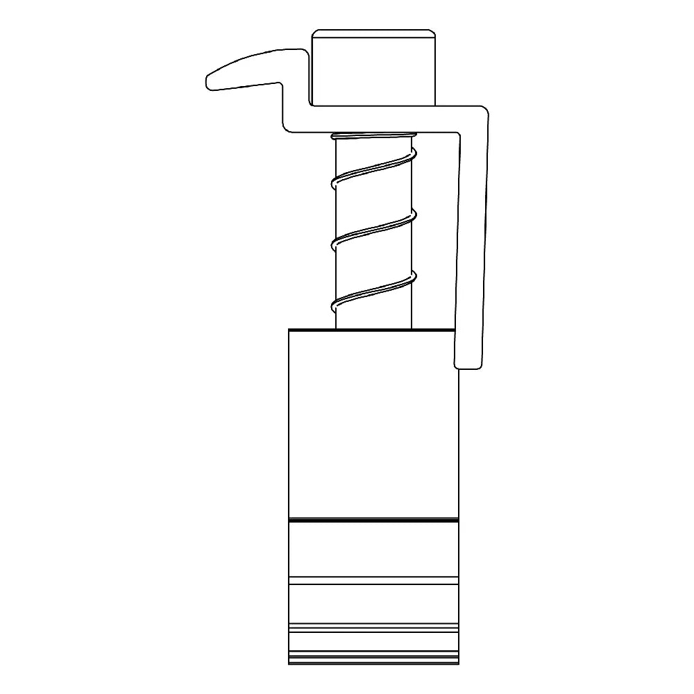 K2 DomeClamp Endklemme 30-50 mm, schwarz Zeichnung 1