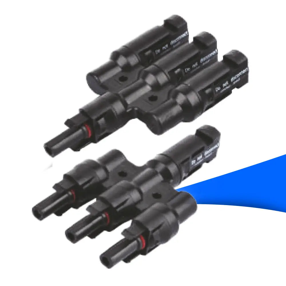 3-zu-1 Y-Stecker-Set – Parallelschaltung von drei Solarmodulen