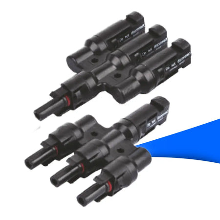 3-zu-1 Y-Stecker-Set – Parallelschaltung von drei Solarmodulen