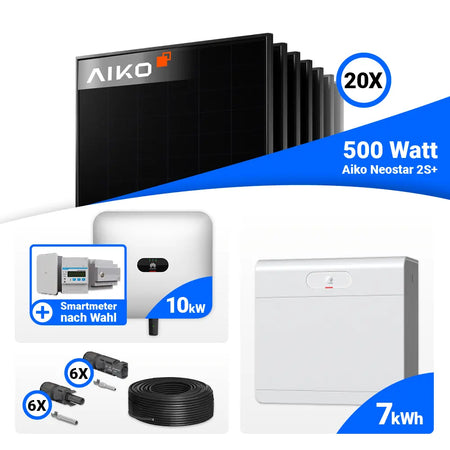 10 kWp Solarsystem mit Huawei Wechselrichter und Speicheroption