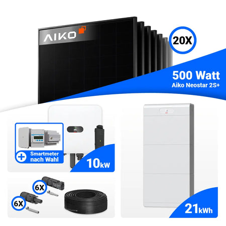 10 kWp PV Anlage AIKO 500W Module Huawei MAP0