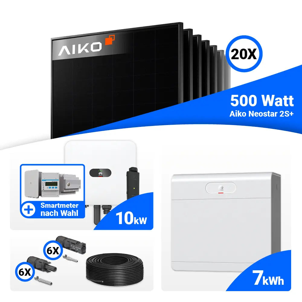 10 kWp Solarsystem mit Huawei MAP0 und Speicheroption