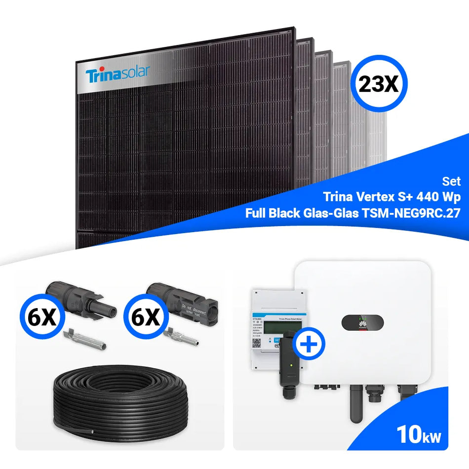 PV Komplettset 10 kWp – 23x Trina 440W & Huawei MAP0 mit Speicheroption