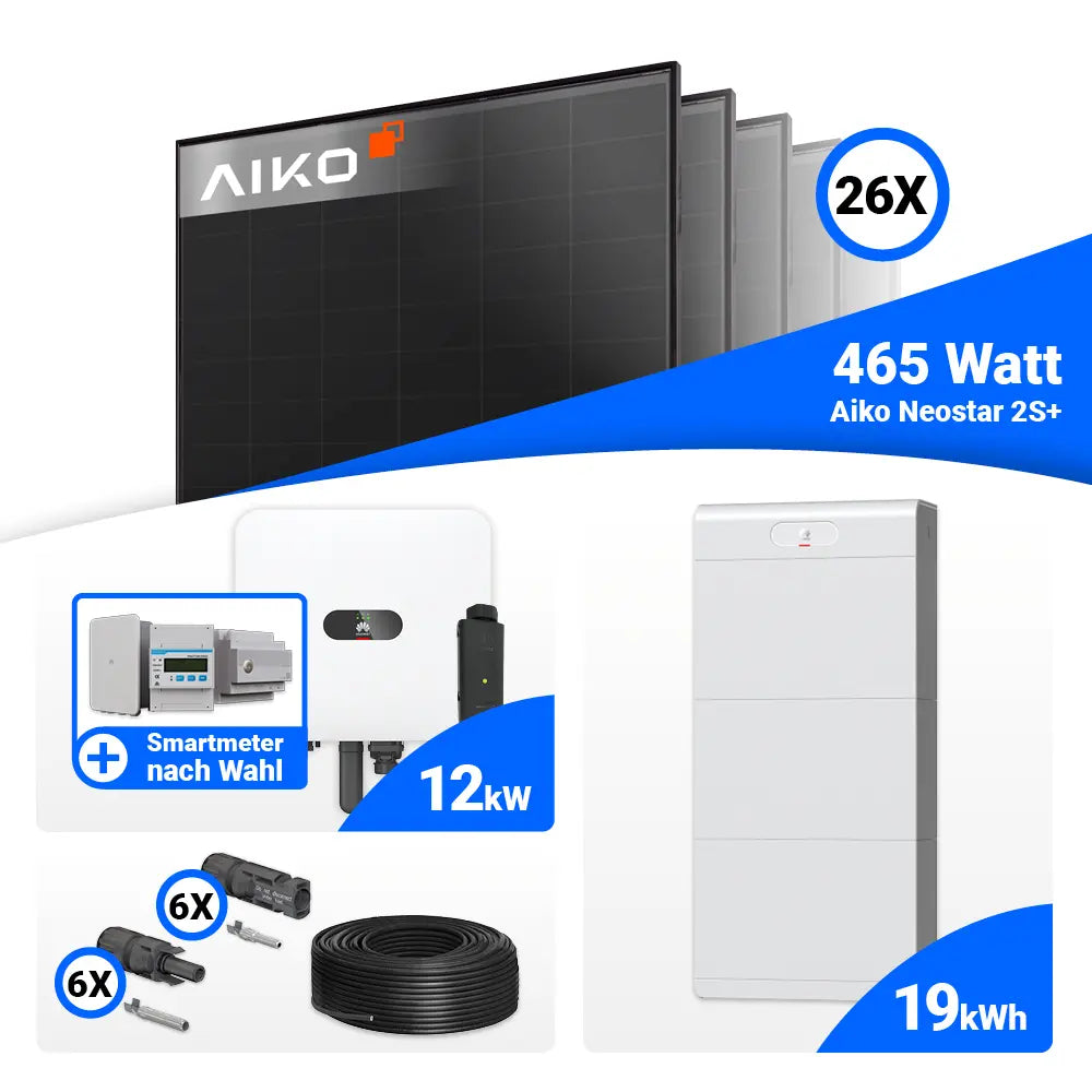 Solarpaket 12 kWp AIKO Module Huawei MAP0