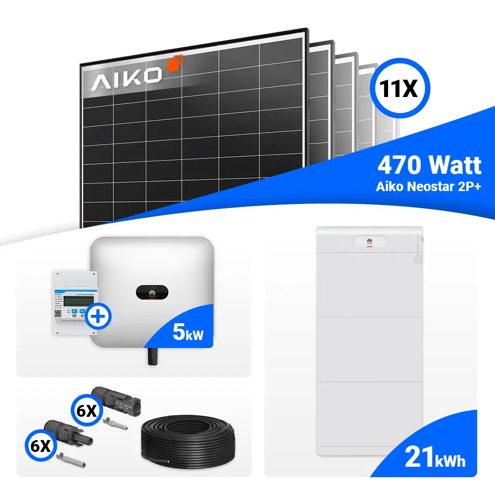 Huawei Luna2000 S0 Batteriespeicher im PV-Komplettset mit 5 kWp.