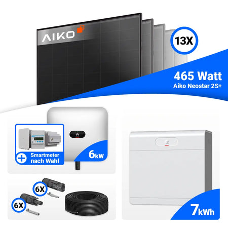 6 kWp Solarsystem mit Huawei Wechselrichter und Speicheroption