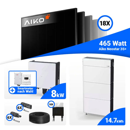 SolarEdge Nexis Wechselrichter im 8 kWp PV-Komplettset mit Speicheroption