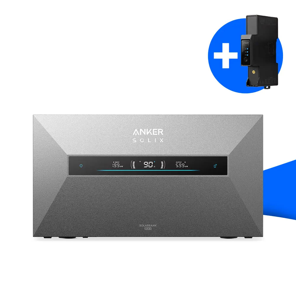 Anker SOLIX Solarbank Max AC mit Smart Meter und Speicheroption