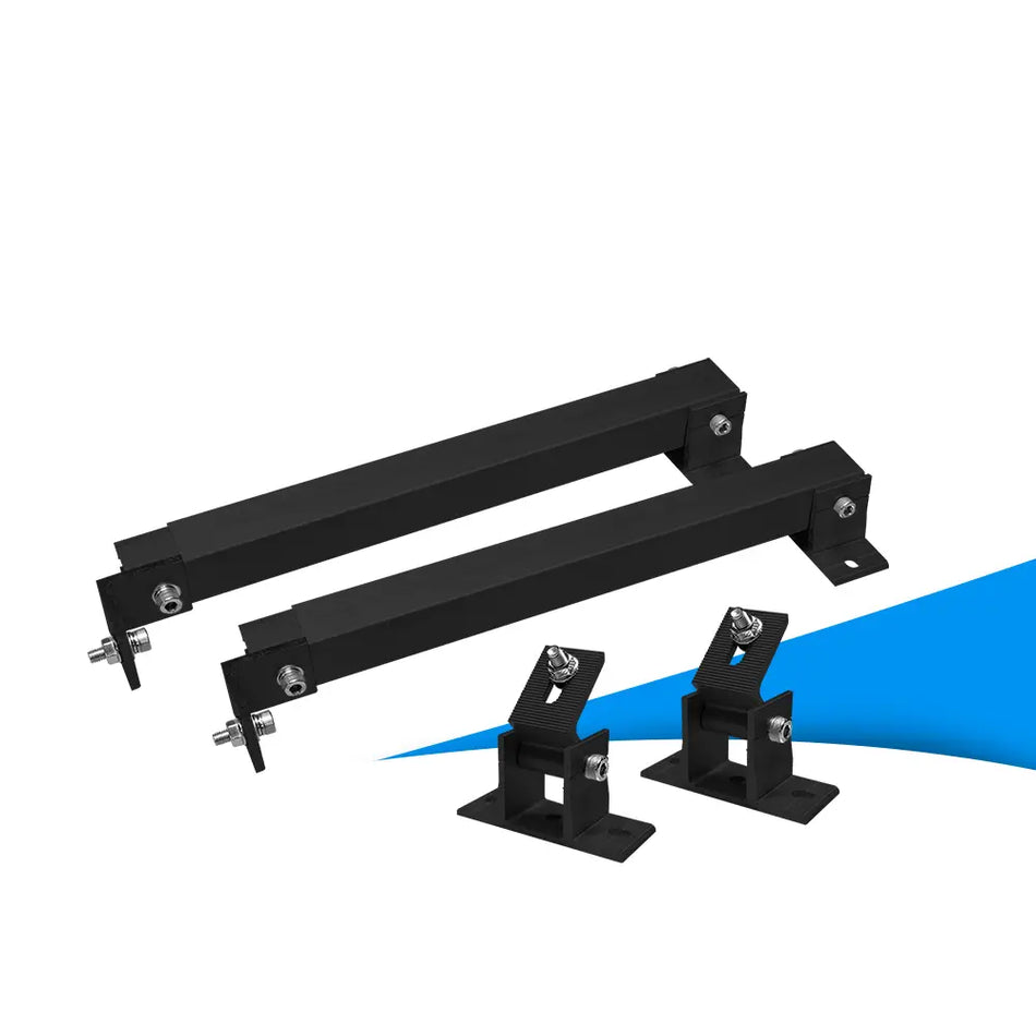 Solarmodule Flachdachhalterung 15-30 Grad, schwarz verstellbar