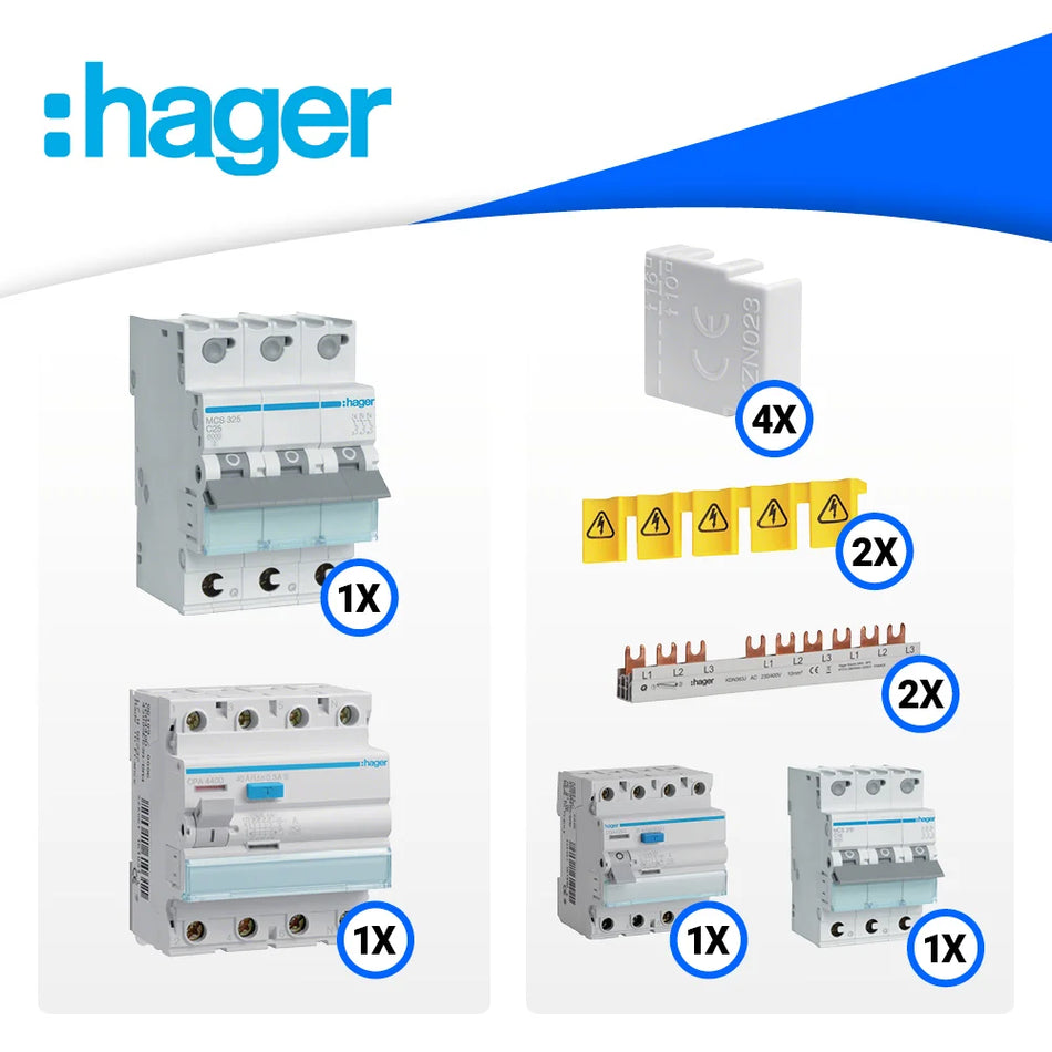 AC Anschlussset - C25A mit Backup