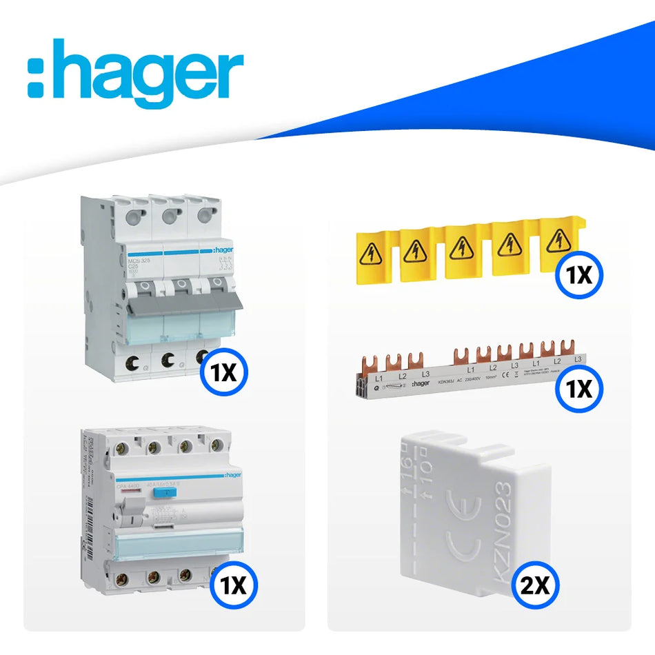AC Anschlussset - C25A ohne Backup