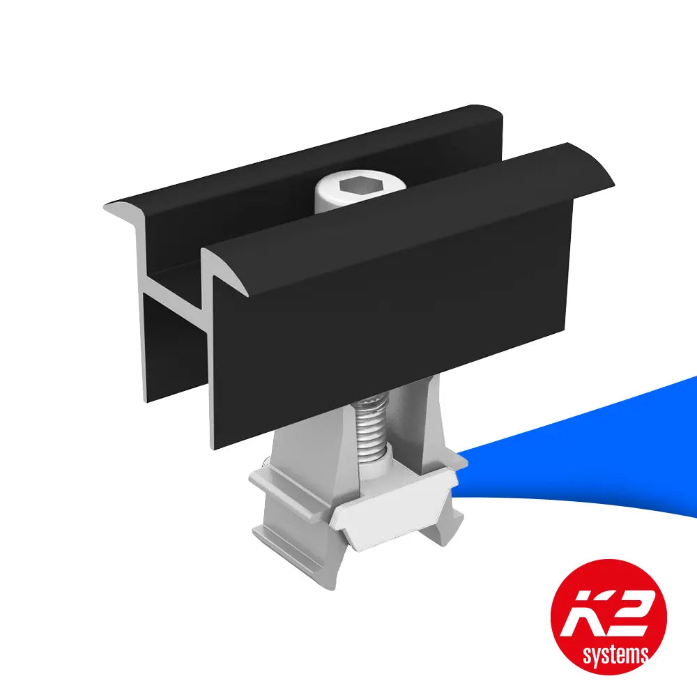 K2 Universal Mittelklemme OneMid 30-42 mm, schwarz eloxiert - 2003072