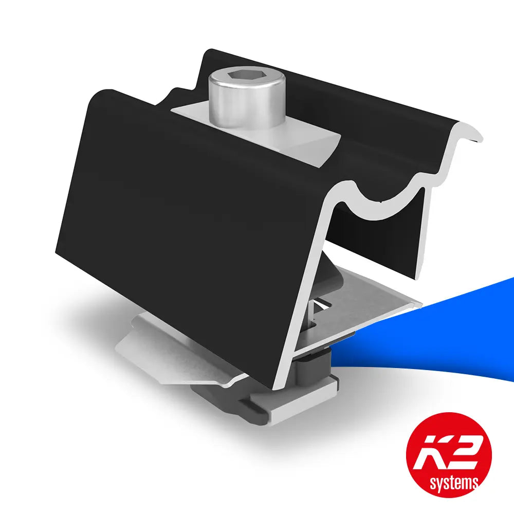 K2 Universal Endklemme OneEnd 30-42 mm, schwarz eloxiert - 2002589