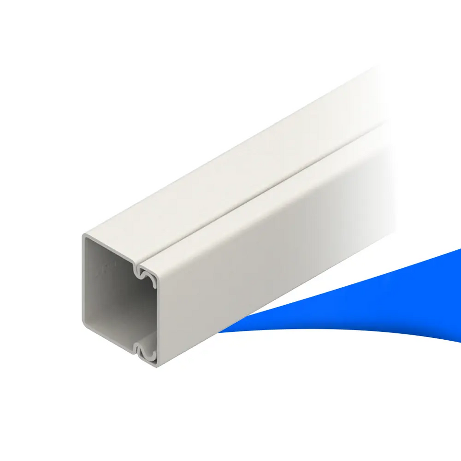 Produktbild - Kleinhuis HKL4060.3 Kabelkanal – Reinweiß 40 × 62 mm, 2 m