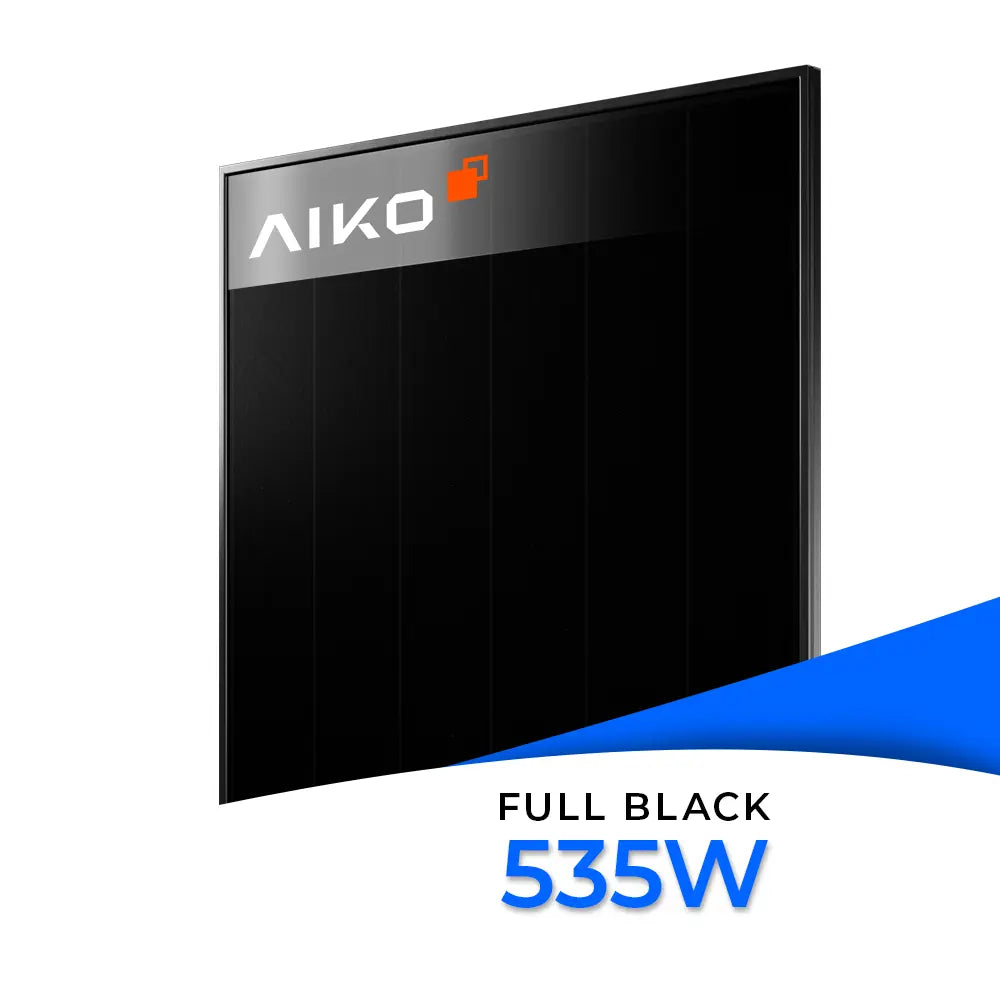 Produktbild AIKO Solar 535W Glas-Glas Full Black Modul AIKO-A535-MCE60Db Neostar 3S+60 (Staffelpreis)
535 WP mit 24,1 % Modulwirkungsgrad