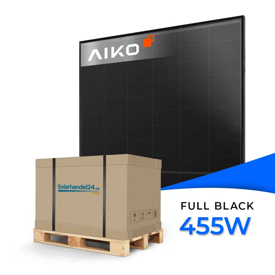 Aiko Solar 455W Glas-Glas Full Black Modul AIKO-A-MAH54Db Neostar 2S+ Palette