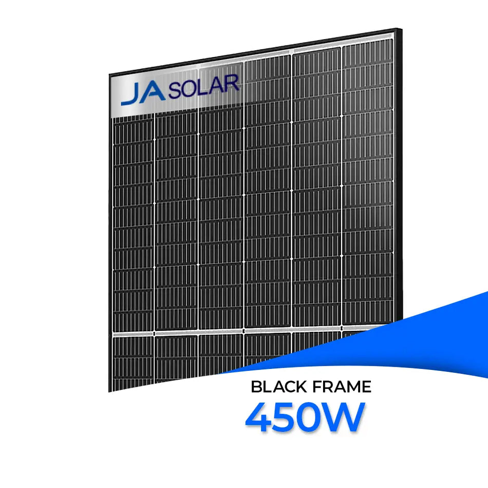 Ja Solar 450W Bifazial Glas-Glas Black Frame JAM54D40-LB