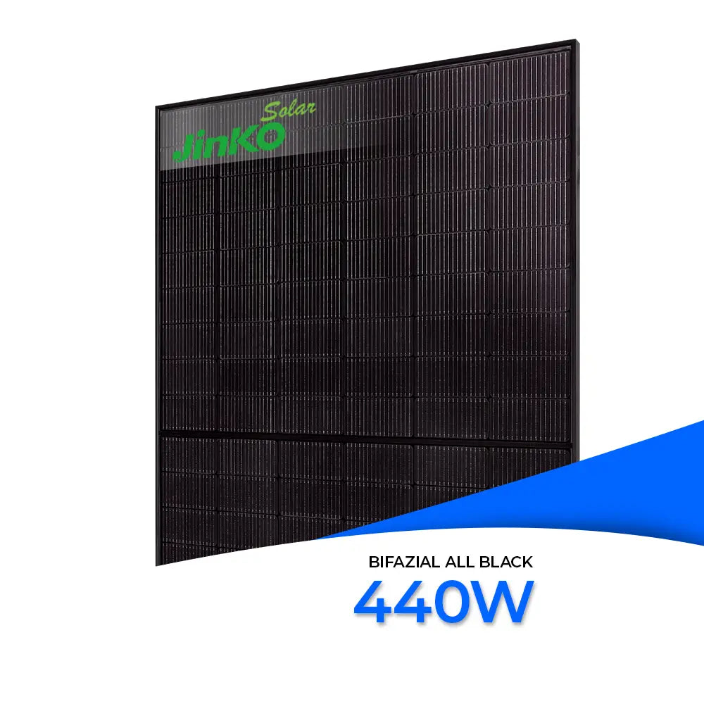 Jinko Solar 440W Bifazial Glas-Glas Full Black JKM440-54HL4R-BDB 