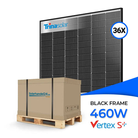 Produktbild Palette Trina Vertex S+ 460W Glas-Glas Black Frame TSM-NEG9R.28