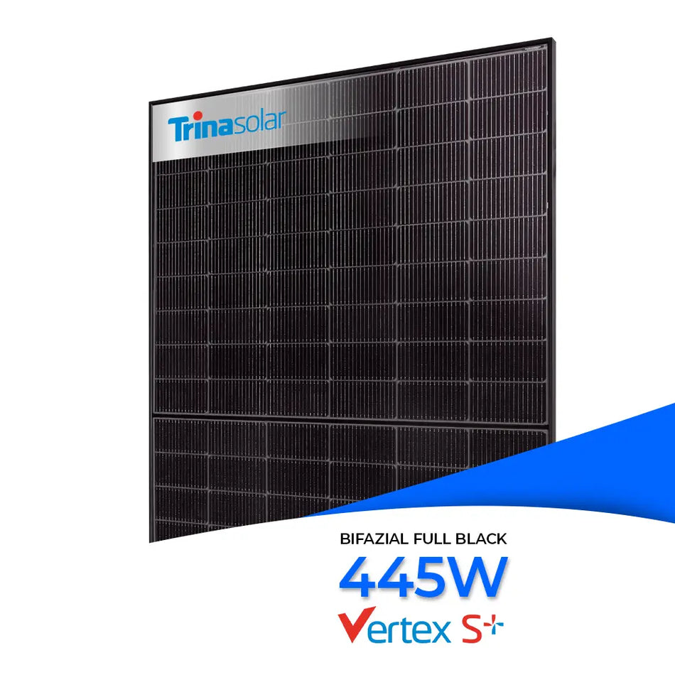 Trina Vertex S+ 445W Bifazial Glas-Glas Full Black TSM-NEG9RC.27 