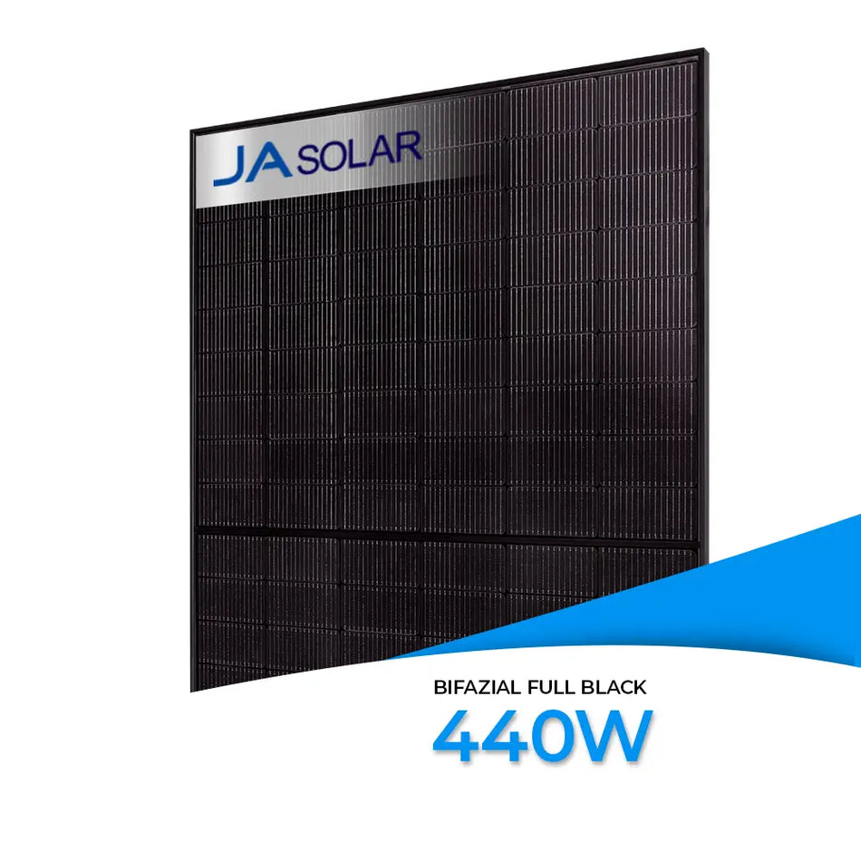 Ja Solar 440W Bifazial Glas-Glas Full Black JAM54D41 - Ab 6 Modulen