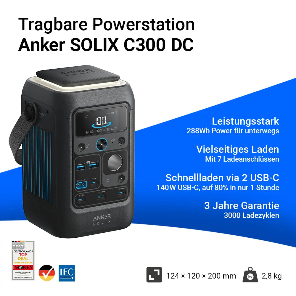 Anker SOLIX C300 DC Infobild