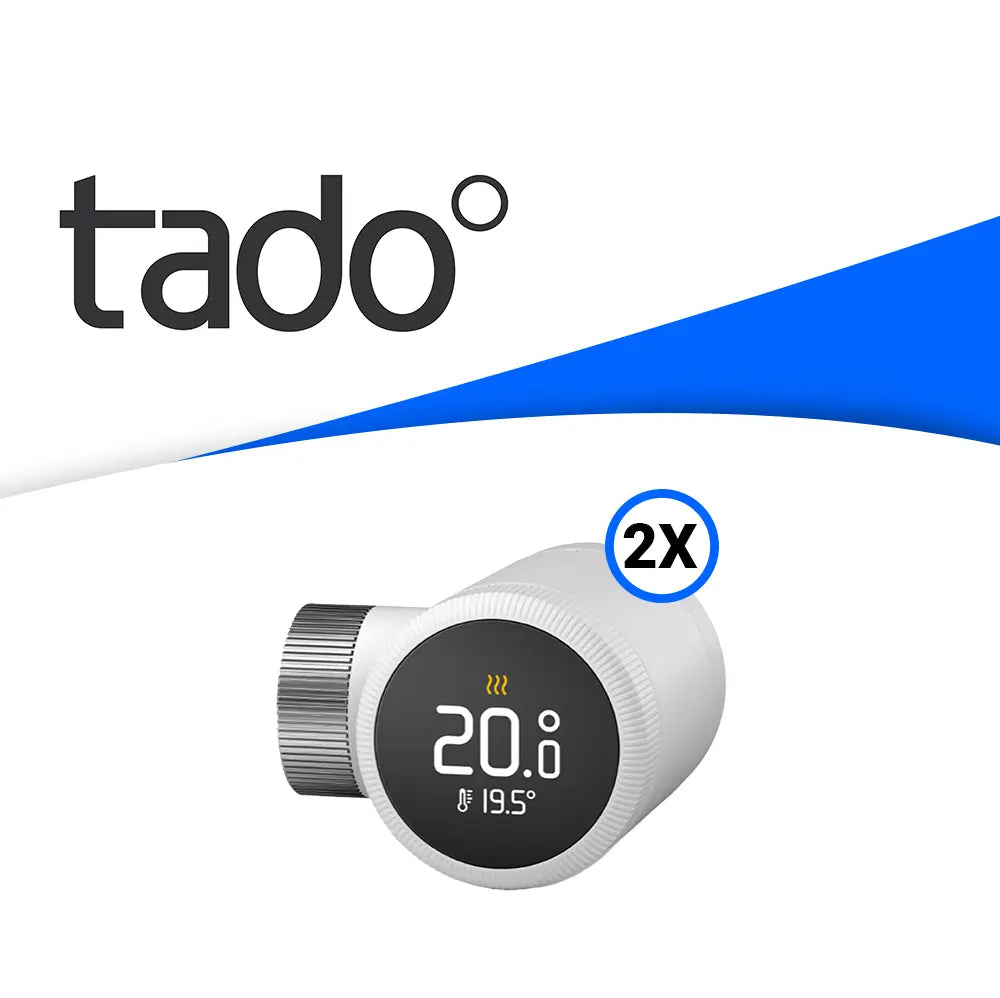 tado° X Addon Kit – 2x Smarte Heizkörper-Thermostate zur Erweiterung deines Heizsystems - Produktbild